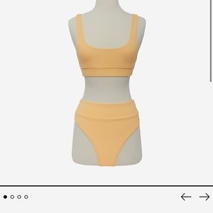 NWT - Lonely Ghost High Rise Bikini -  Melon